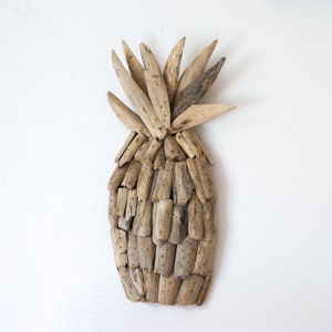 Driftwood Pineapple Wall Art Beach Décor by SEASTYLE