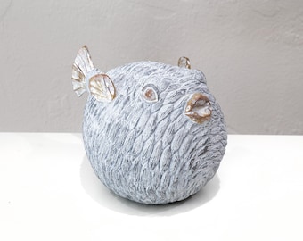 Beach Decor Handmade Ceramic Puffer Fish Sculpture, Coastal  Figurine, Unique Ocean Pottery by SEASTYLE