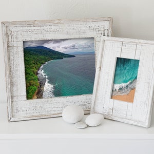 Sea Cottage Style White Wood Picture Frame Nautical Beach Decor, by SEASTYLE