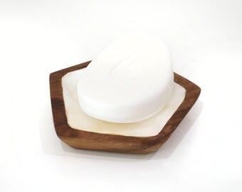 Soap Dish Teek Shell Beach Decor SEASTYLE