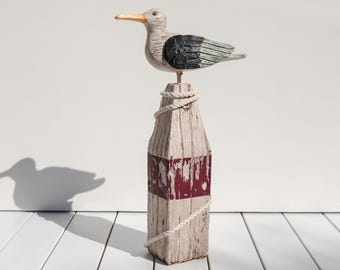Buoy with Bird 15 inch Beach Décor by SEASTYLE