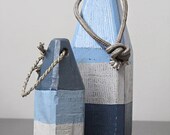 沿岸装飾セット ブルー ホワイト ネイビー ロブスター ブイ 航海 ヴィンテージ スタイル 木製 SEASTYLE