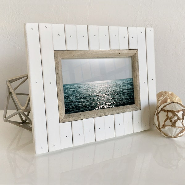 Wood Picture Frame photo  Sea Cottage Style Nautical Beach Decor, by SEASTYLE