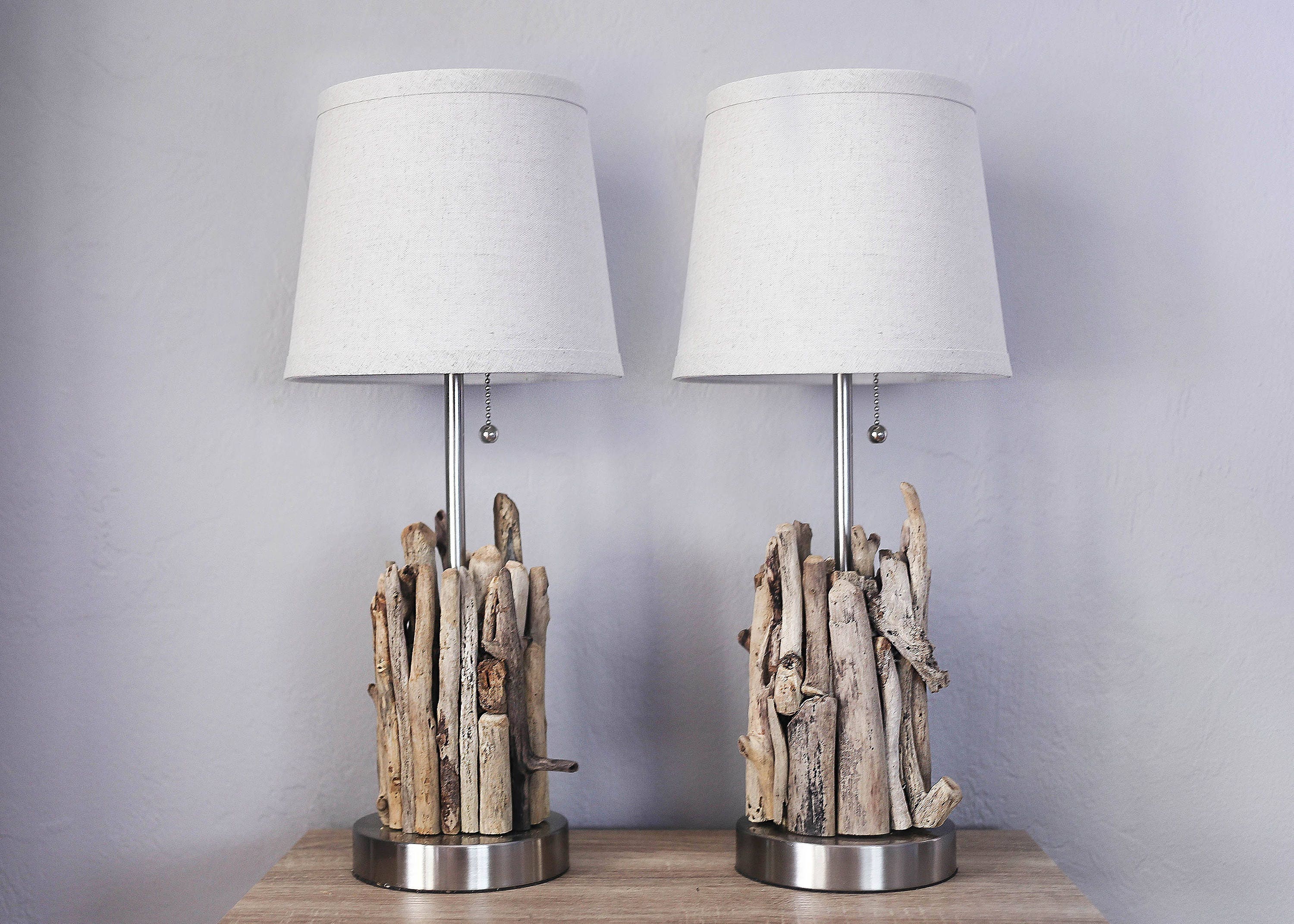 set of two table lamps