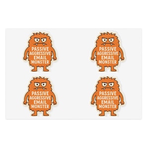 Per My Last Email Sticker Sheet | Funny Office Die Cut Sticker | Sarcastic Work Vinyl Sticker | Corporate Humor Laptop Decal