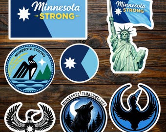 Minnesota Strong Sticker,Minnesota sticker,Fuck ice, Ant trump, No ice, Stop Ice