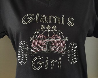 Glamis Girl Dune Buggy Bling Shirt | Customize the Stone Color