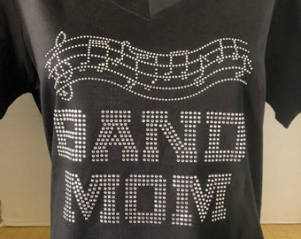 Band Mom Rhinestone Shirt