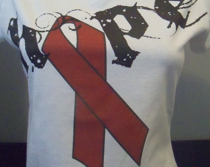 Hope with Red Ribbon - Aids / Heart Disease Awareness