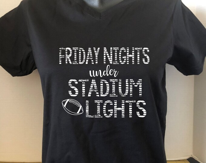 Football - Friday Nights under Stadium Lights Tee