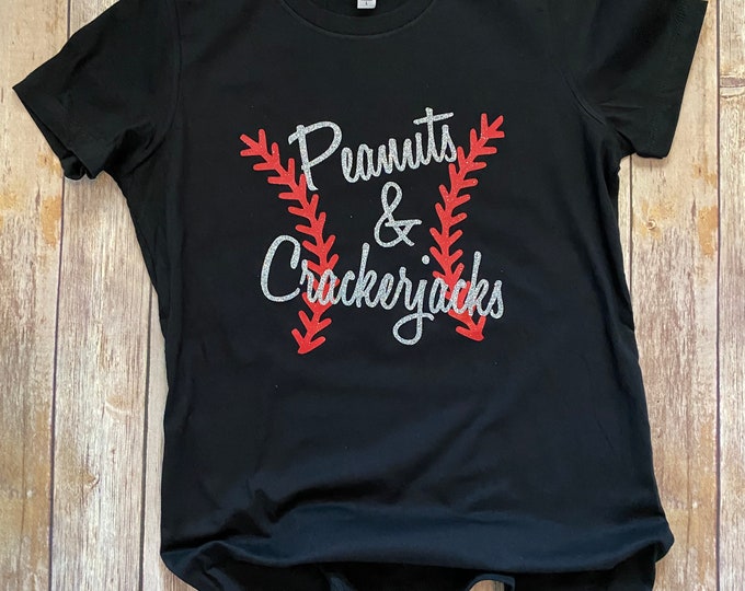 Peanuts & Crackerjacks Baseball Tee