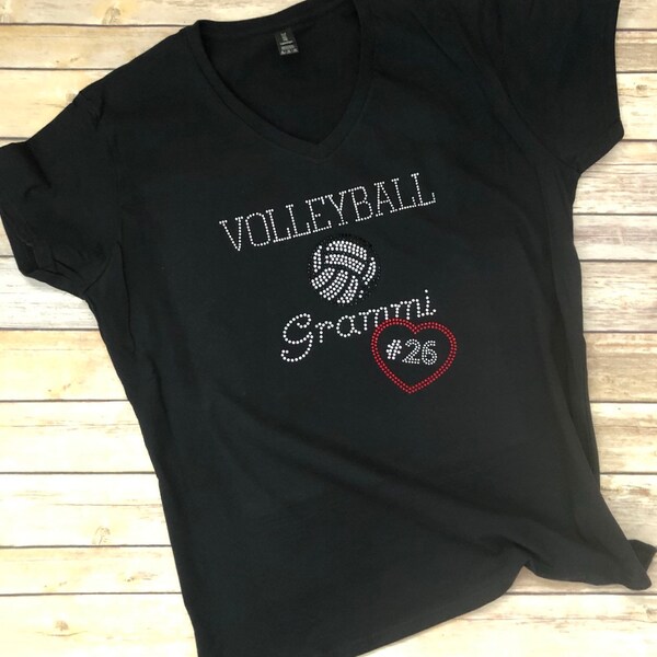 Volleyball Bling Etsy