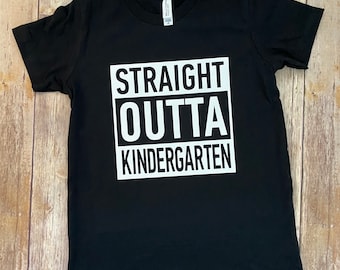 Straight Outta School - Customize Grade - T-Shirt - FREE SHIPPING