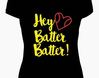 Hey Batter Batter Softball Tee
