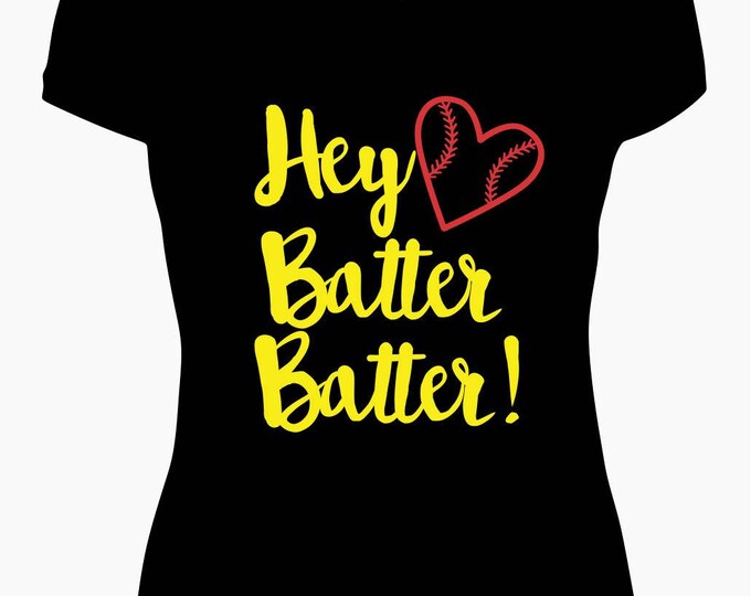 Hey Batter Batter Softball Tee