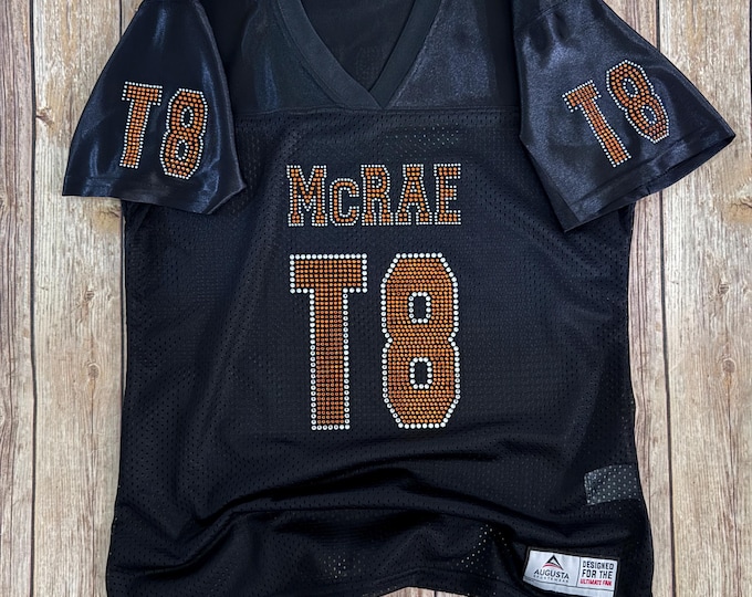 Custom T-8 Bling Ladies Slim Fit Fan Jersey
