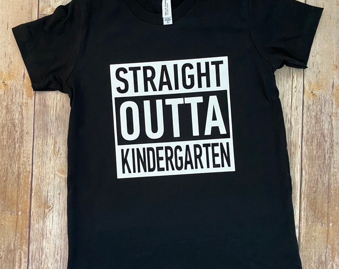 Straight Outta School - Customize Grade - T-Shirt - FREE SHIPPING