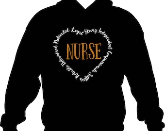 Compassionate Words Nursing Hoodie
