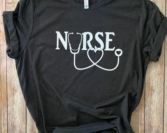 Nurse | Stethoscope | RN Tee