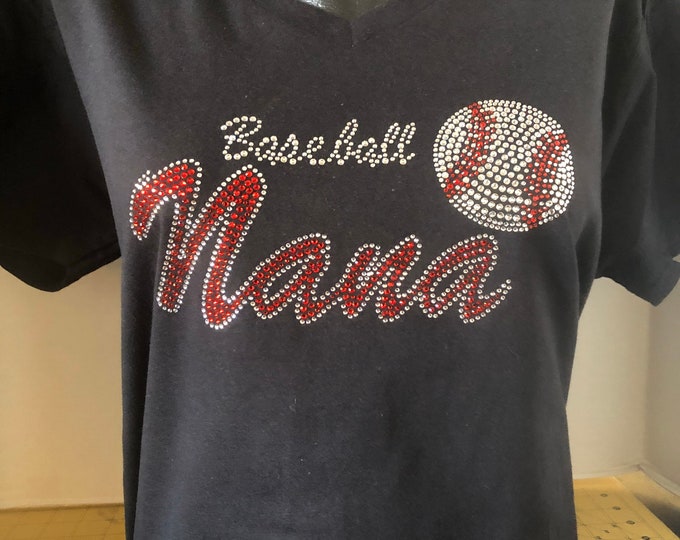 Baseball Nana Bling (Customize Stone Color) T-Shirt