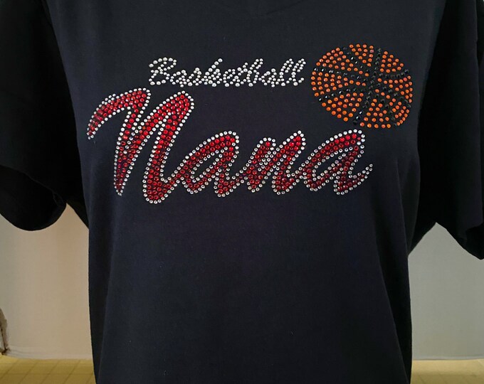 Basketball Nana Bling (Customize Stone Color) T-Shirt