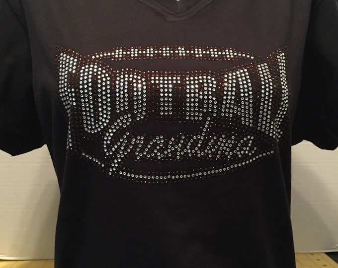 Football Grandma Rhinestone Shirt - Football Bling Shirt