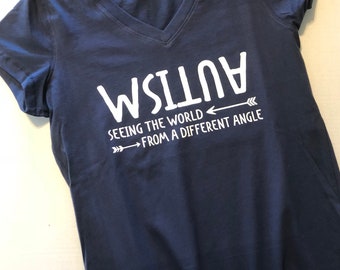 Autism Awareness - Autism- Seeing The World From A Different Angle Shirt