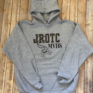 JROTC Hoodie - Personalize School and Name Tags