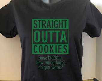 Straight Outta Cookies Tee - Girl Scouts Inspired Shirt
