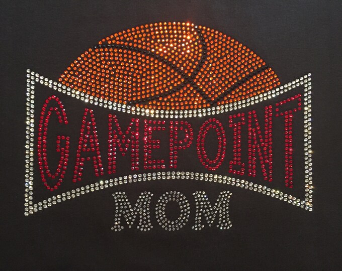 Custom Basketball Arch Mom Rhinestone Shirt