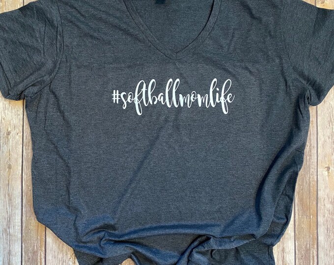 Softball Mom Life Softball Tee