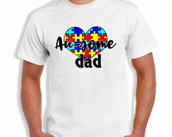 Autism Awareness - Au-some Dad Shirt