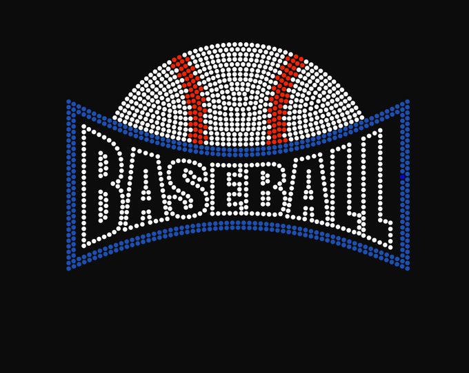Baseballl Arch Rhinestone Shirt