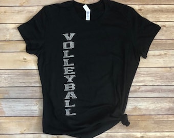 Volleyball Rhinestone Shirt