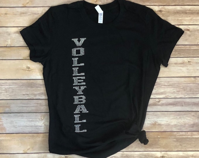 Volleyball Rhinestone Shirt
