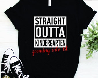 Straight Outta School - Zooming Into - Customize Grade - T-Shirt - FREE SHIPPING