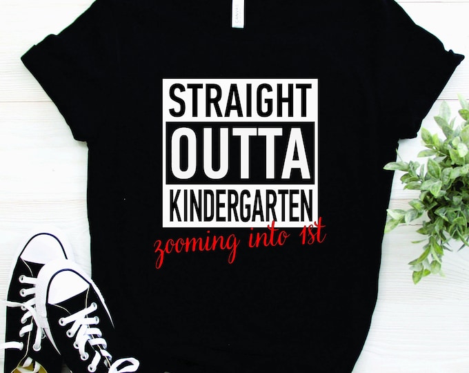 Straight Outta School - Zooming Into - Customize Grade - T-Shirt - FREE SHIPPING
