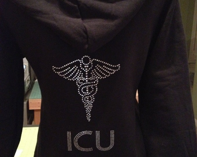 Nurses - Medical - Doctors - Custom Hospital Hooded Bling Jacket