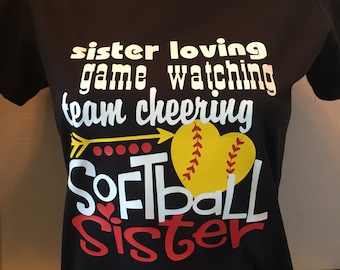 Softball Sister Tee