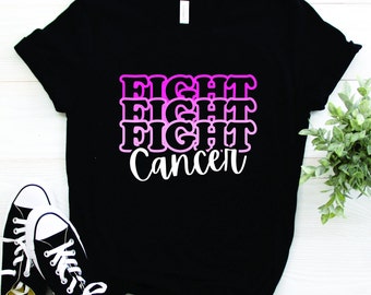 Breast Cancer Awareness - Fight Cancer - Black Shirt