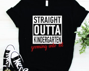 Straight Outta School - Zooming Into - Customize Grade - T-Shirt - FREE SHIPPING