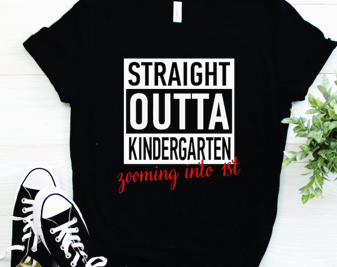 Straight Outta School - Zooming Into - Customize Grade - T-Shirt - FREE SHIPPING