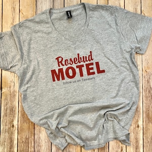 Schitt&#39;s Creek Inspired Tee | Rosebud Motel | Follow us on Tweeters | Printed Tee