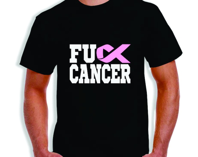 Breast Cancer Awareness - FU Cancer with a Pink Ribbon