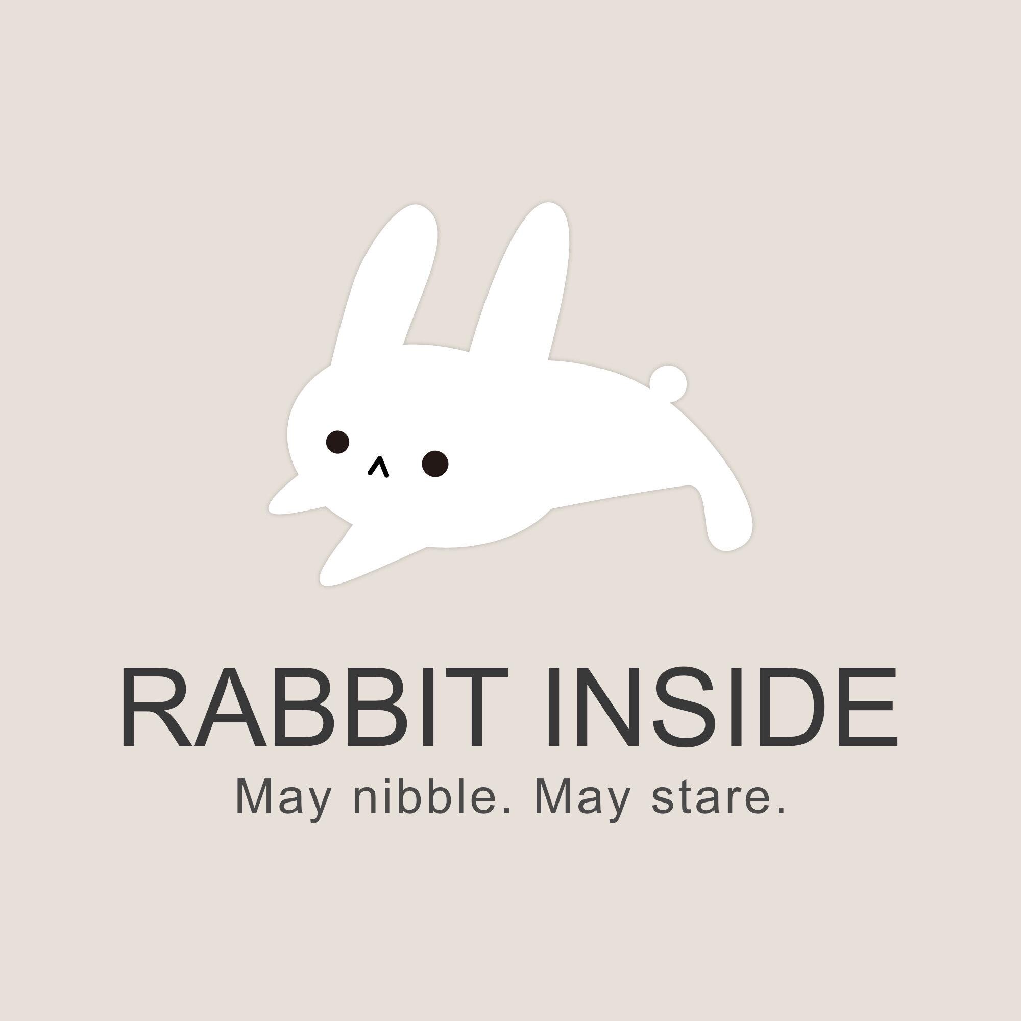 Rabbit Inside Sign Printable | Funny Rabbit Warning Door Sign | Cute ...