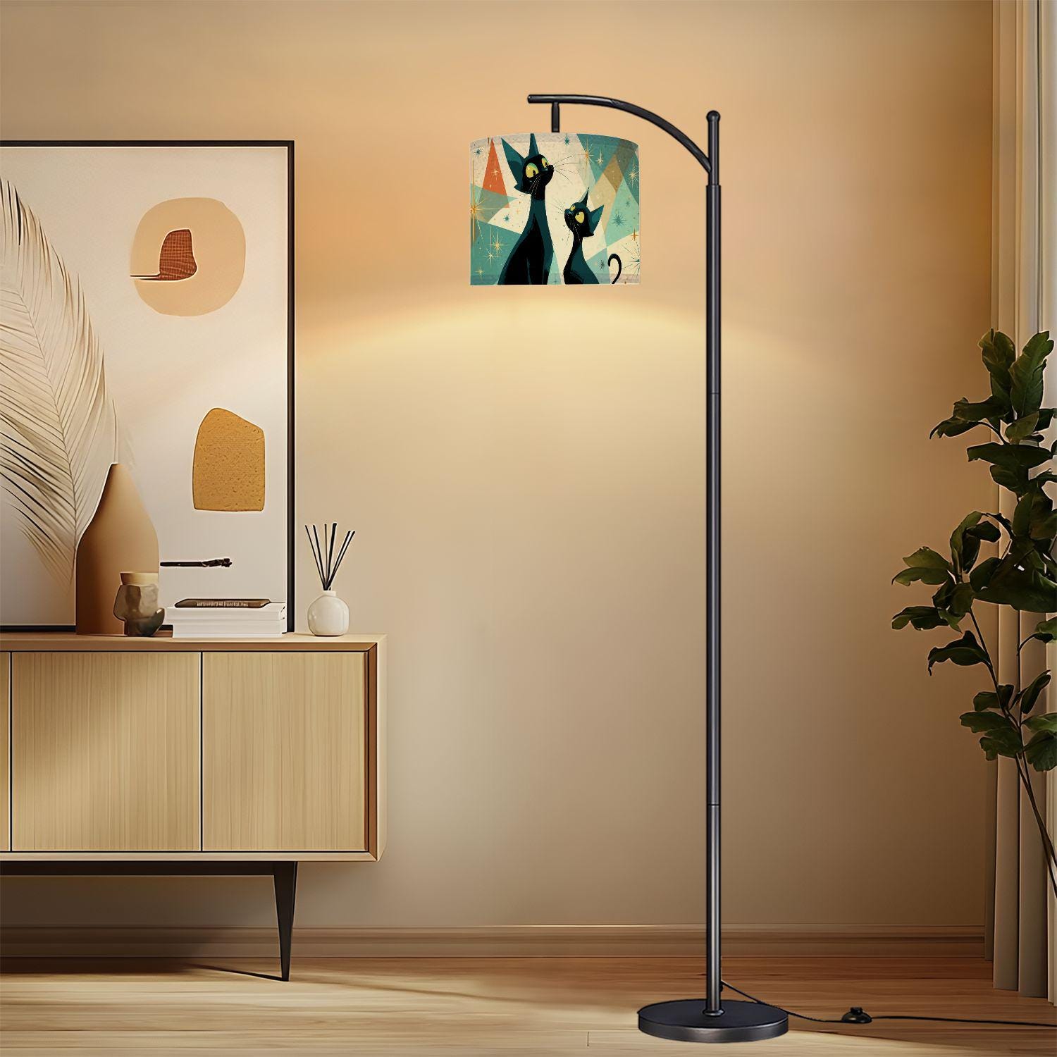 Arc floor lamp - Etsy 日本