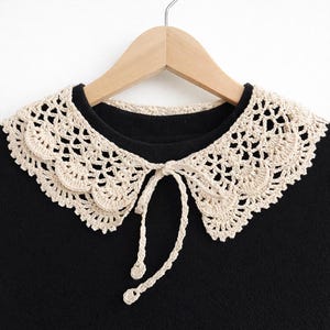 Lace Collar in White Detachable - Etsy display picture 1