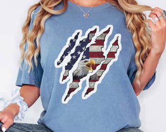 Comfort Colors® USA 250 Years Shirt, Patriotic America Shirt, 1776 2026 Freedom Shirt, Unisex July 4th Shirt, Print only- Not real Painting