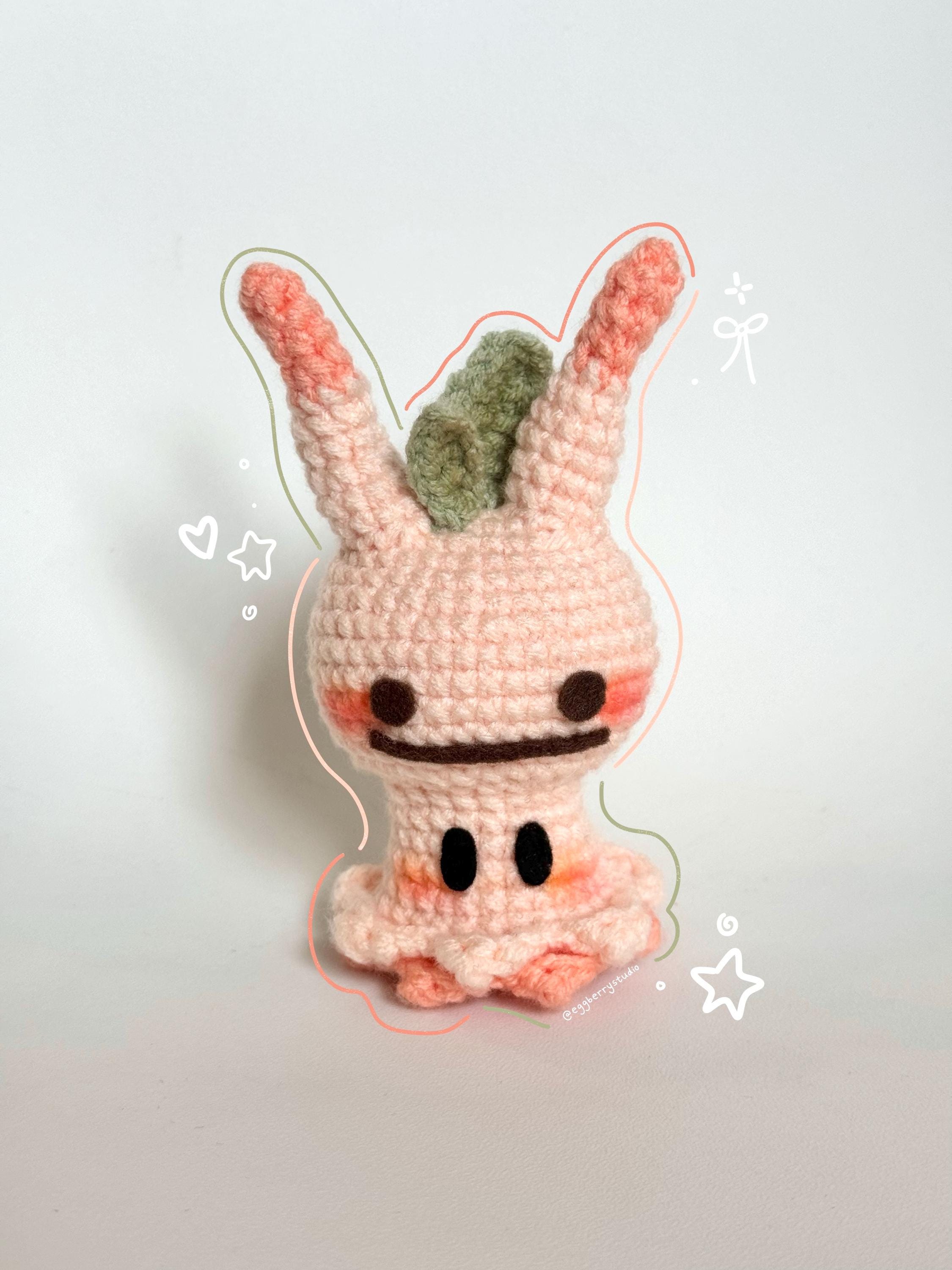 Crochet Peach Ragdoll Ghost Plushie, Handmade Amigurumi - Etsy