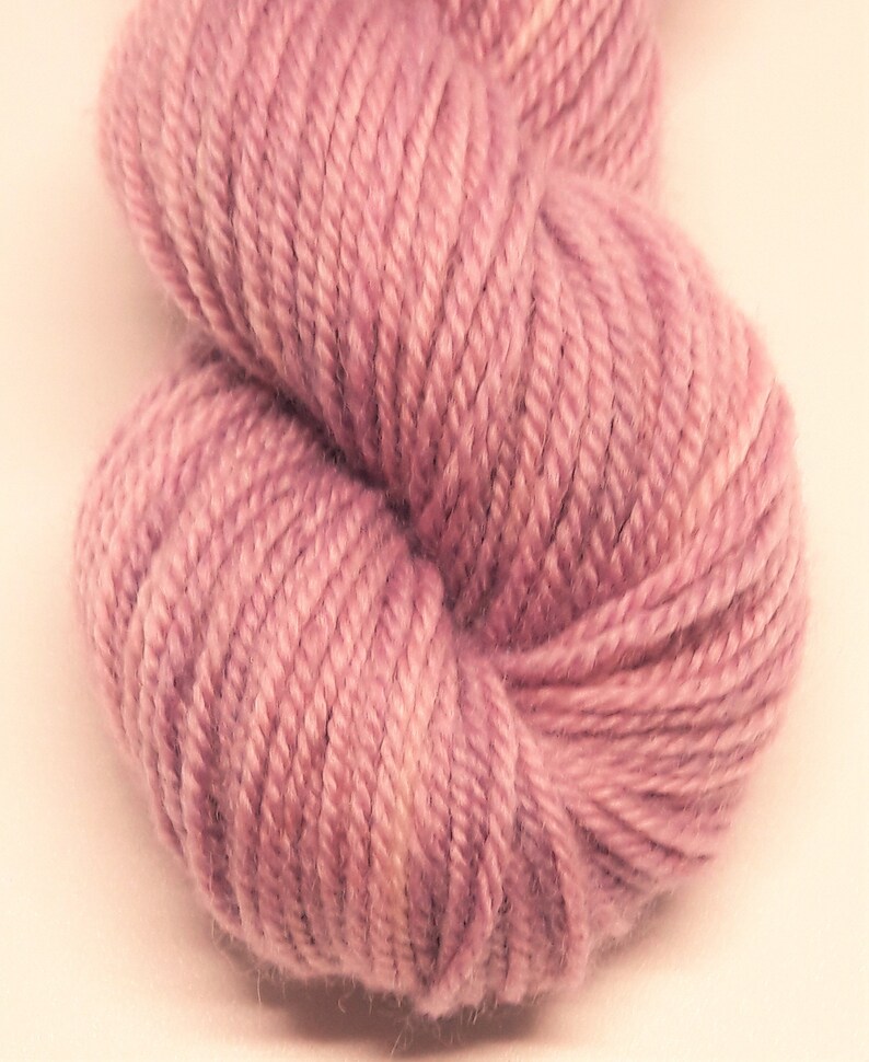 Rose Merino Yarn Hand Dyed Yarn DK Weight Merino Yarn | Etsy